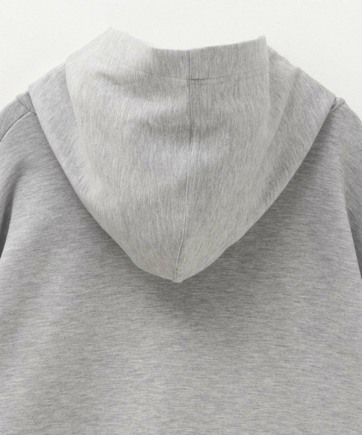 URBAN COLLECTION ポンチ素材 裾レイヤードプルパーカー レディース