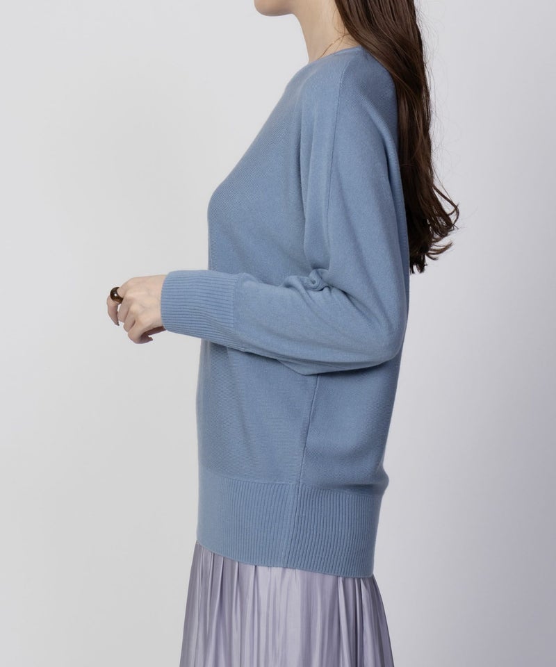 [期間限定knit]nAvy カシミヤタッチニット ドルマンスリーブ レディース商品画像-7