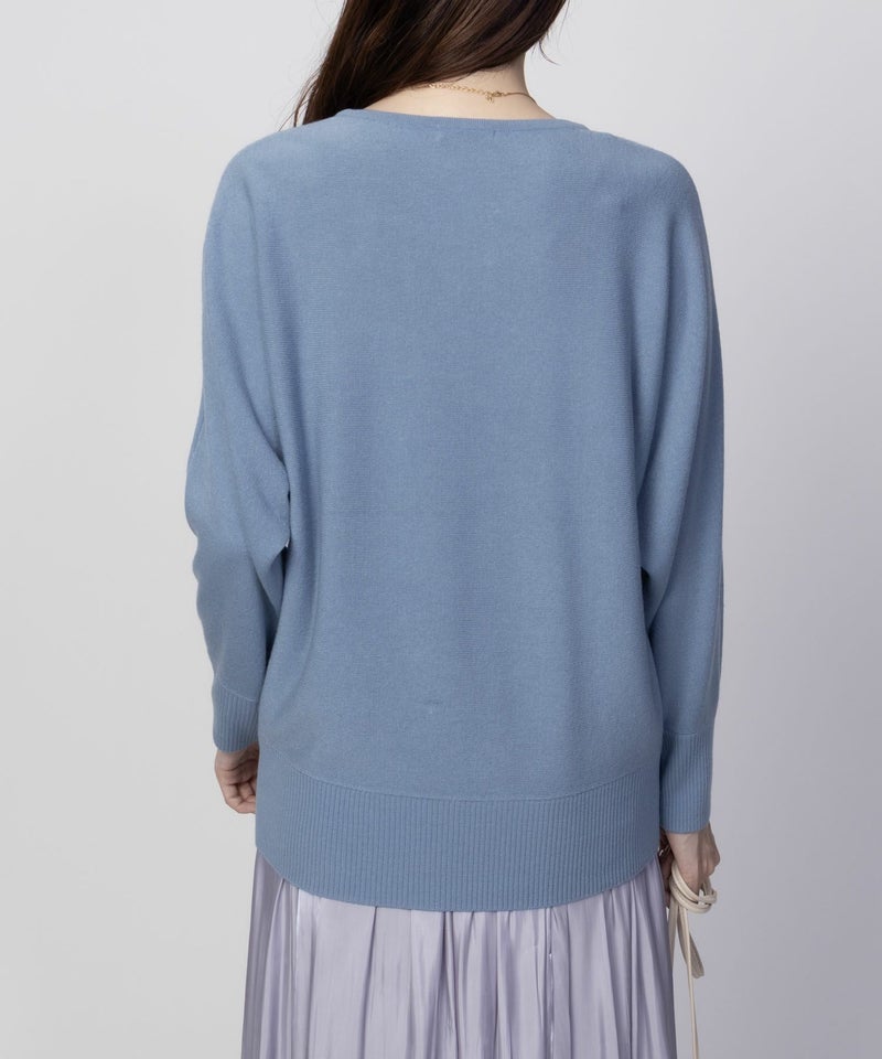 [期間限定knit]nAvy カシミヤタッチニット ドルマンスリーブ レディース商品画像-8