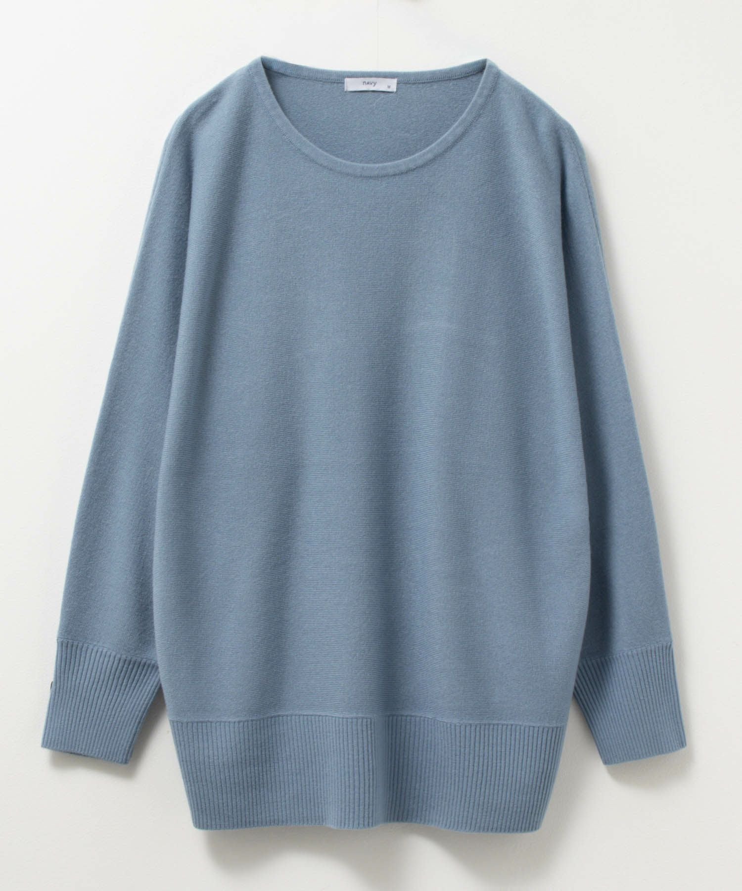 NAVY カシミヤタッチニット ドルマンスリーブ レディース NAVY カシミヤタッチニット ドルマンスリーブ レディース