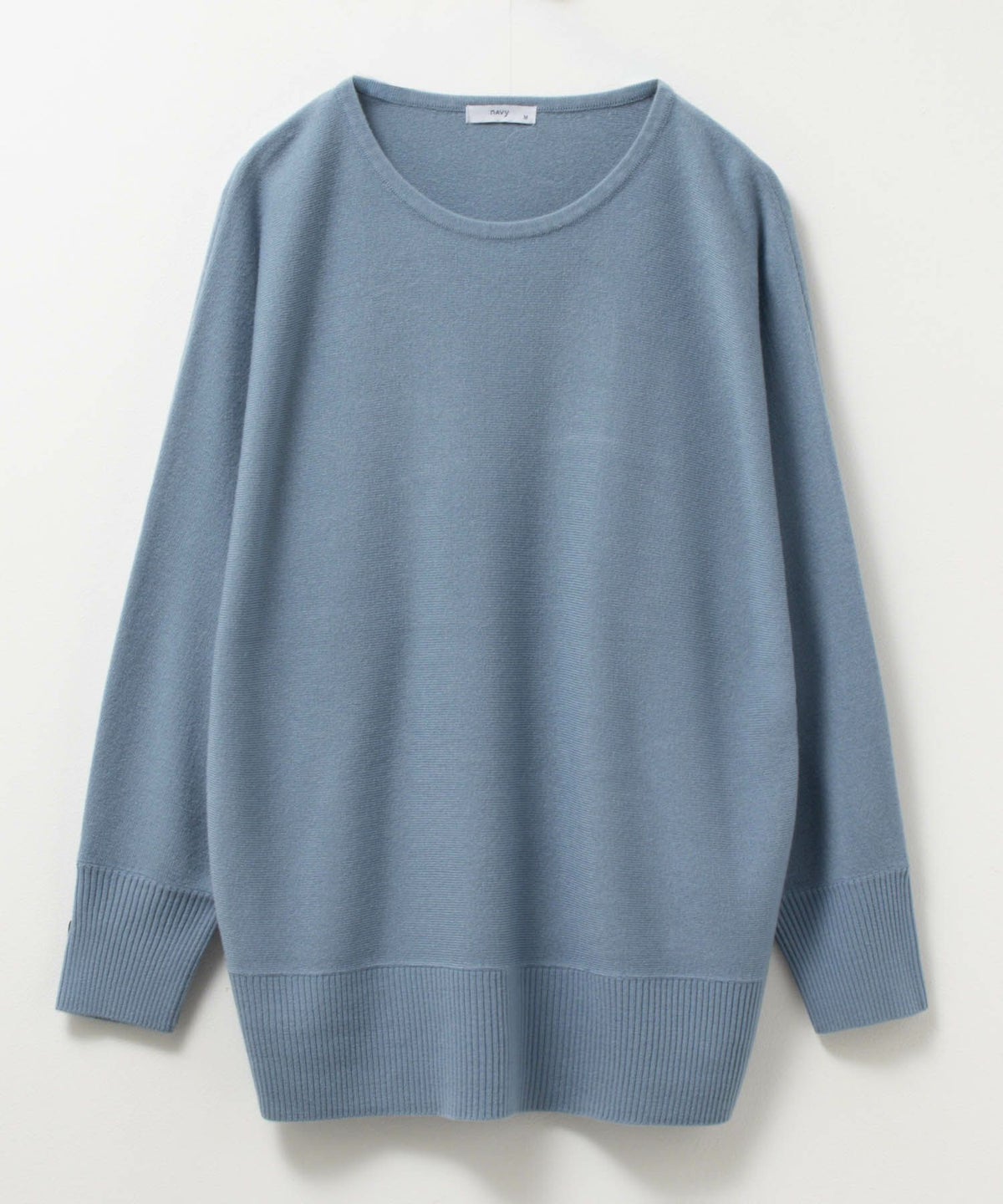 NAVY カシミヤタッチニット ドルマンスリーブ レディース