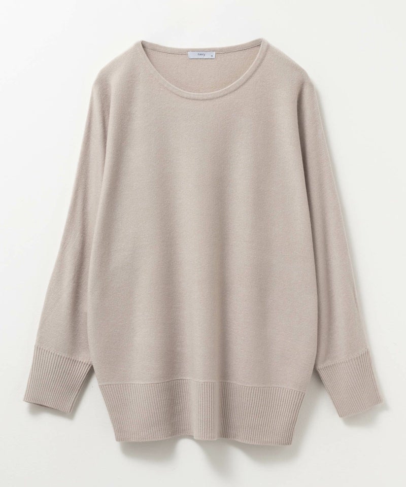 [期間限定knit]nAvy カシミヤタッチニット ドルマンスリーブ レディース商品画像-19