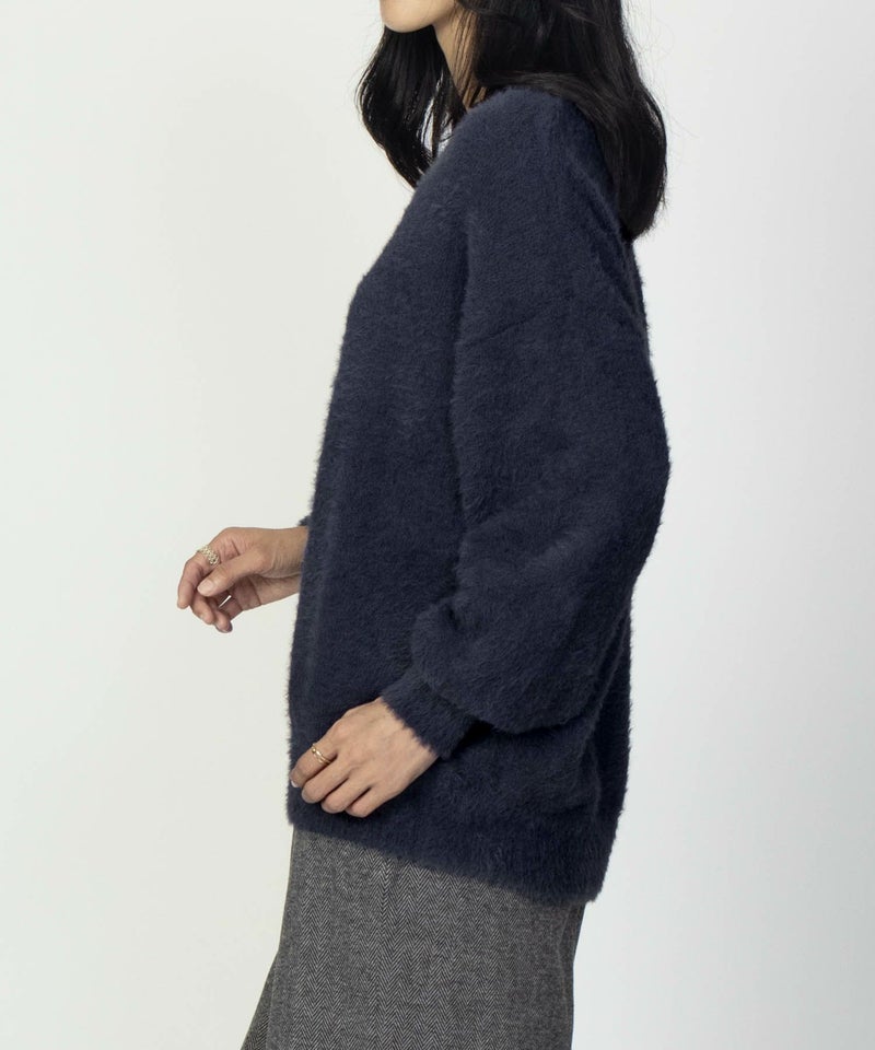 Howdy Marie フェザーヤーンVネックプルオーバー レディース商品画像-14