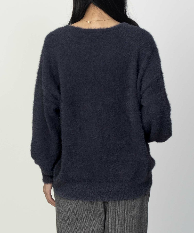 Howdy Marie フェザーヤーンVネックプルオーバー レディース商品画像-15