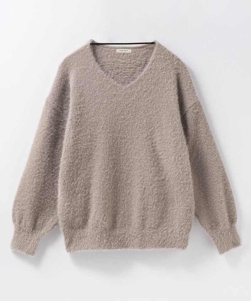 Howdy Marie フェザーヤーンVネックプルオーバー レディース商品画像-20