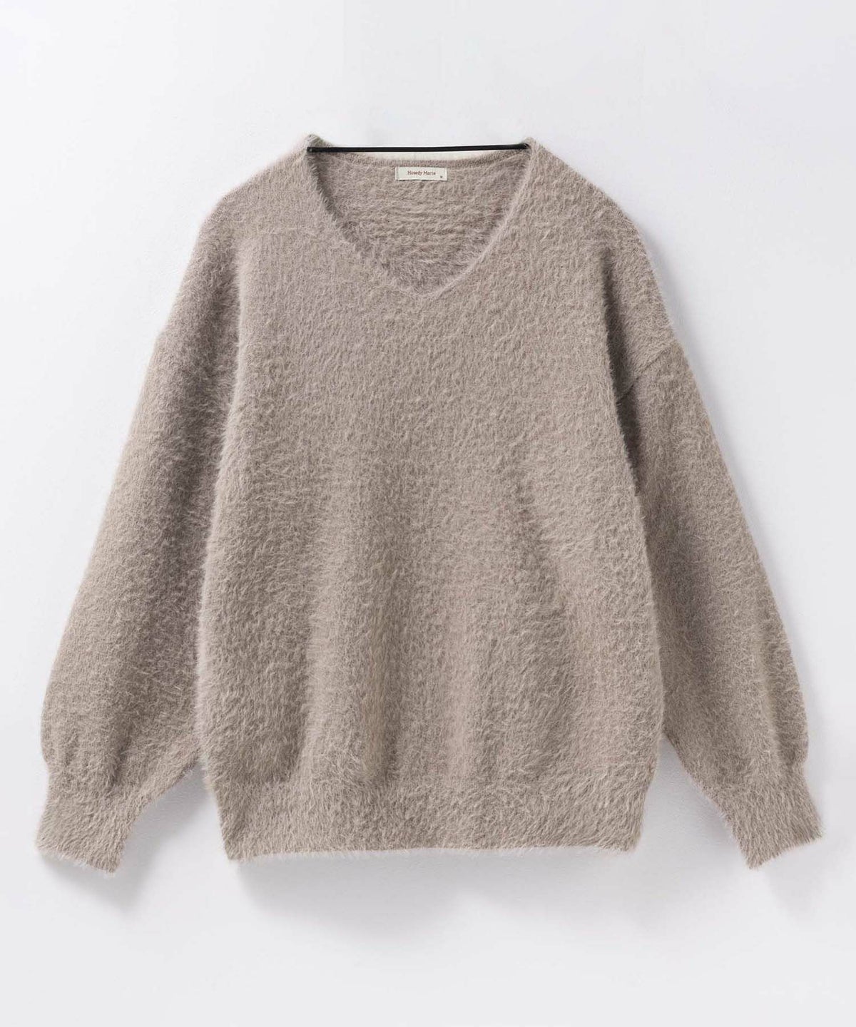 Howdy Marie フェザーヤーンVネックプルオーバー レディース