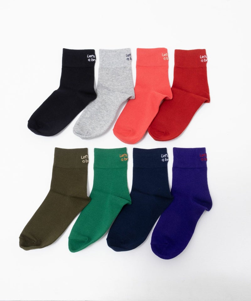 NAVY  ロゴ刺繍ショート丈ソックス レディース商品画像-17