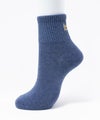 NAVY リブロゴ刺繍ショート丈ソックス レディース商品サムネイル-1