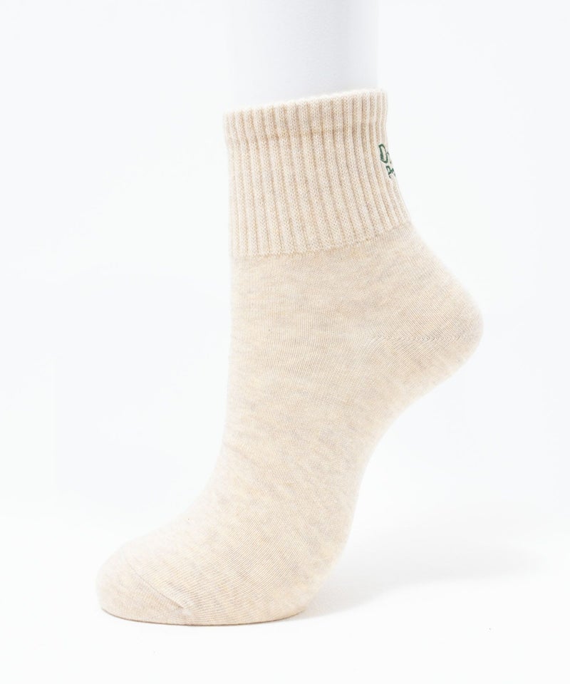 NAVY リブロゴ刺繍ショート丈ソックス レディース商品画像-3