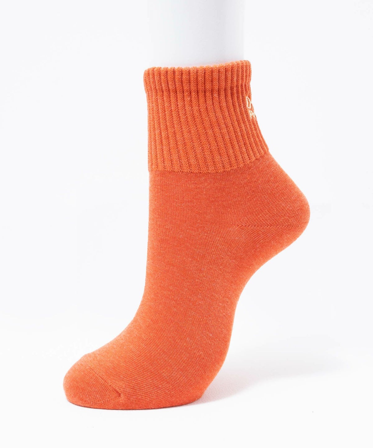 NAVY リブロゴ刺繍ショート丈ソックス レディース