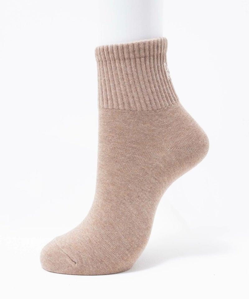 NAVY  リブロゴ刺繍ショート丈ソックス レディース商品画像-8