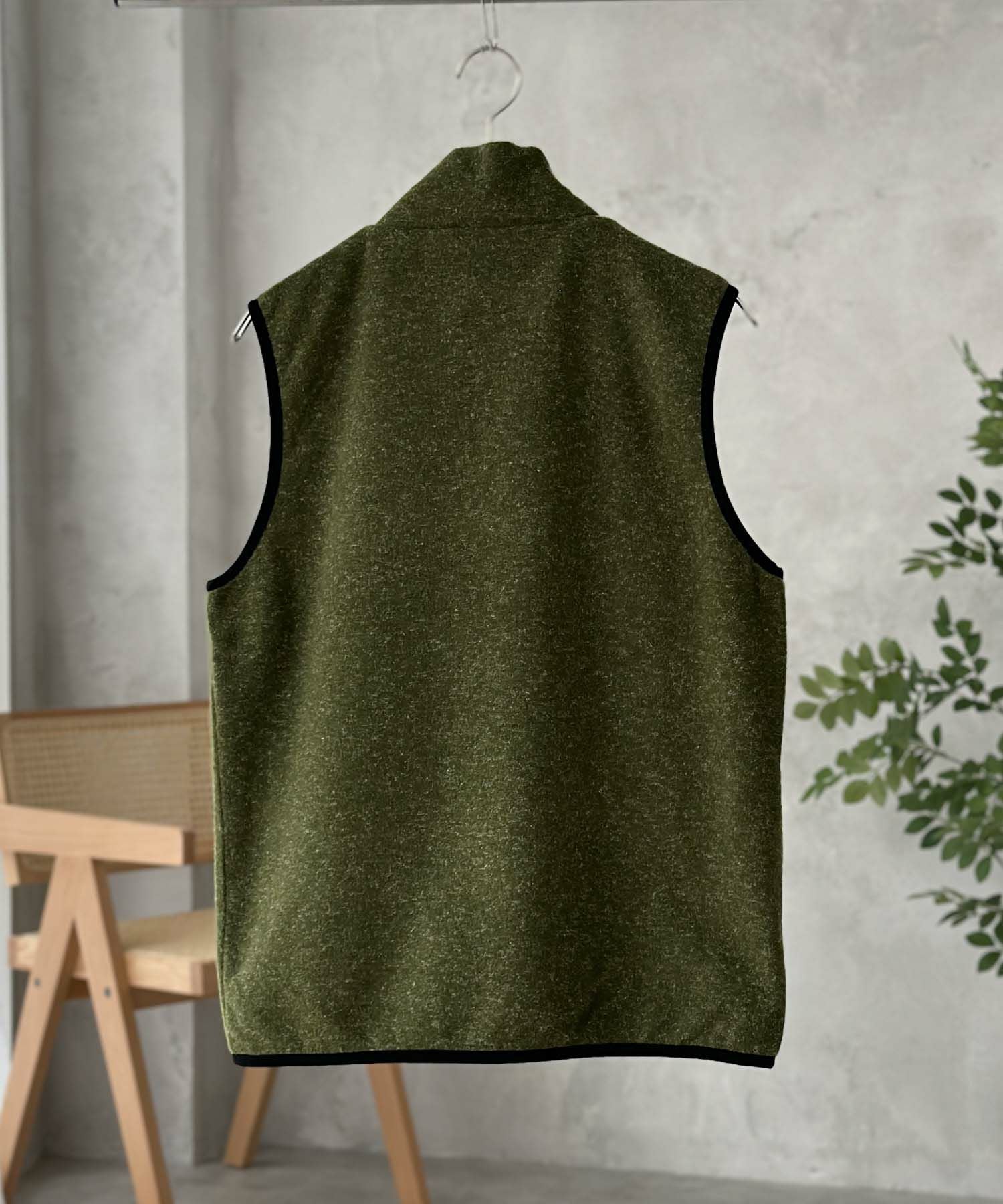 LOGOS PARK ウールライクベスト メンズ