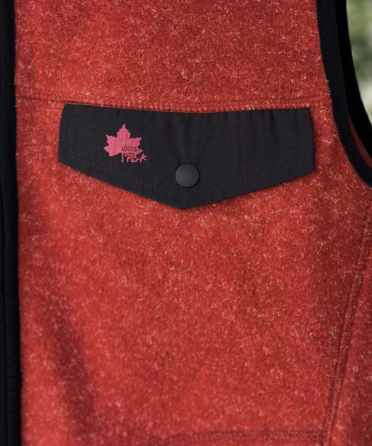 LOGOS PARK ウールライクベスト メンズ