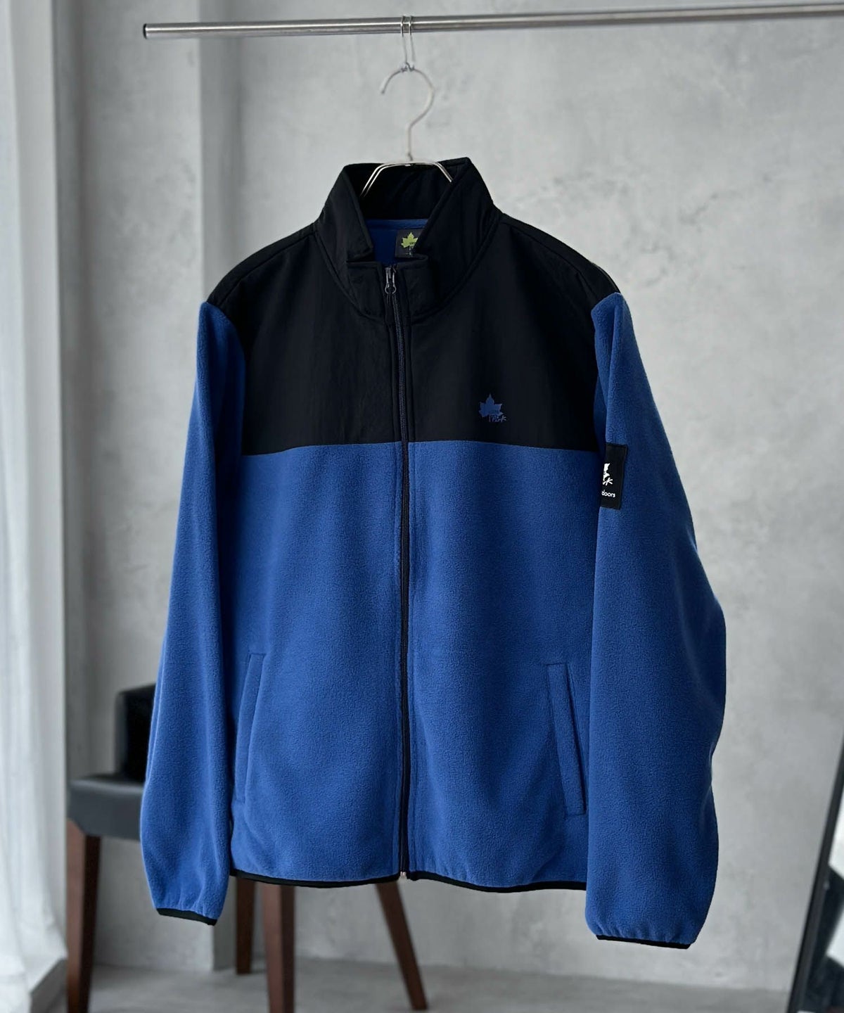 LOGOS PARK フリース切替ジャケット メンズ