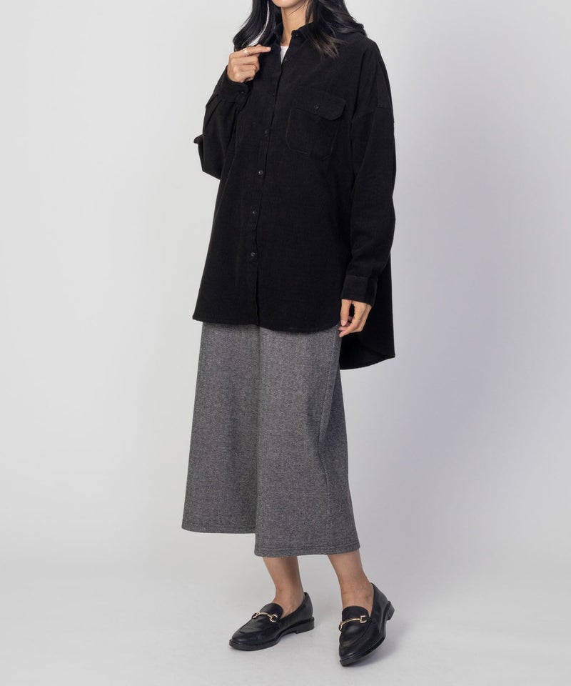 Howdy Marie  インドコールオーバーシャツ レディース商品画像-6