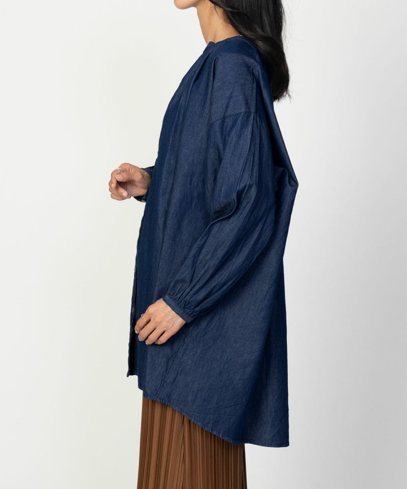 Howdy Marie  インドデニムギャザーチュニック レディース商品画像-11