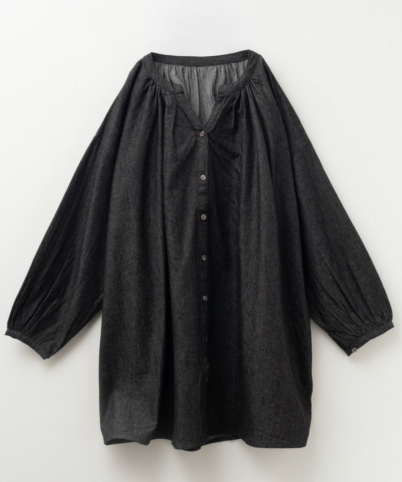 Howdy Marie  インドデニムギャザーチュニック レディース商品画像-16