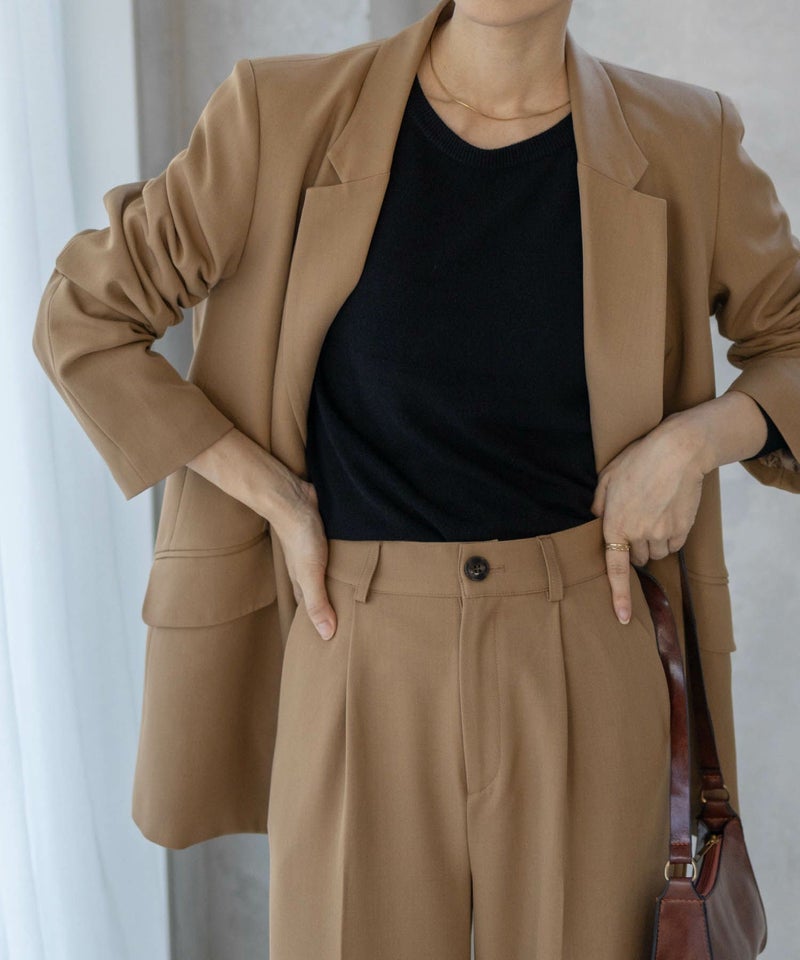 [期間限定knit]nAvy カシミヤタッチニット クルーネック レディース商品画像-5