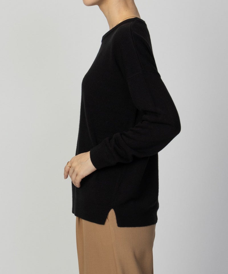 [期間限定knit]nAvy カシミヤタッチニット クルーネック レディース商品画像-7