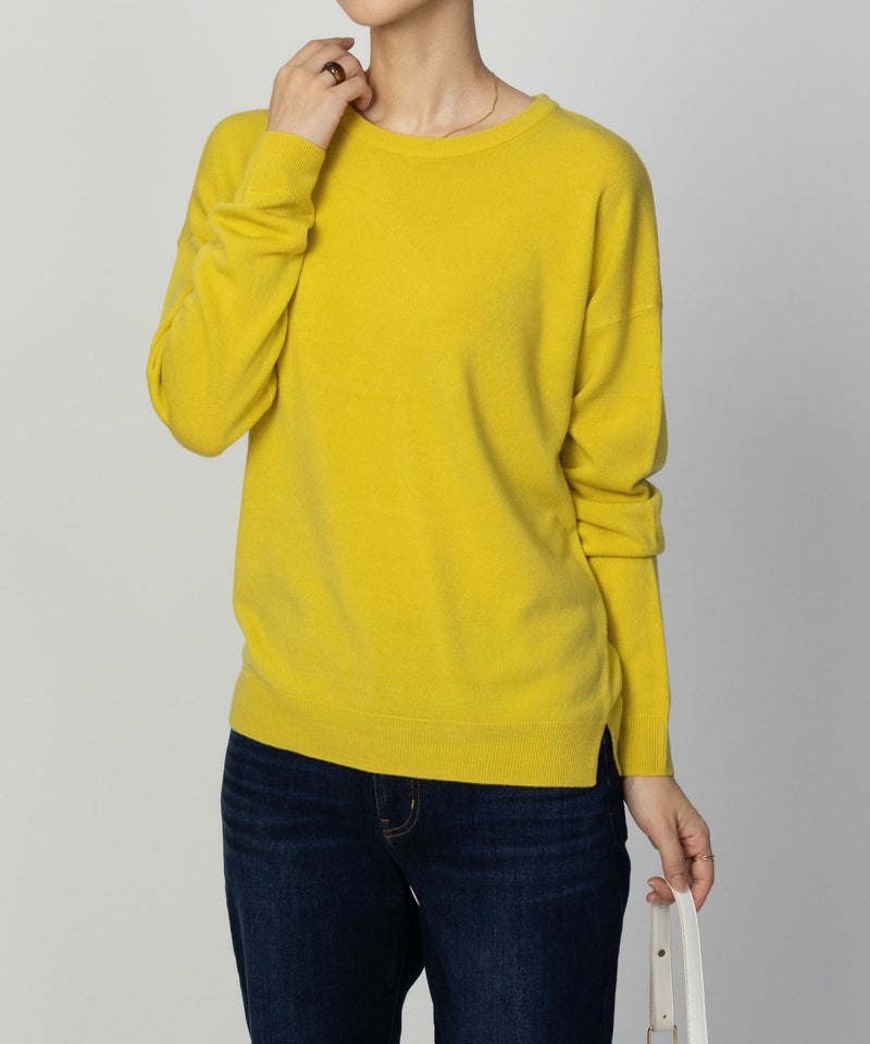 [期間限定knit]nAvy カシミヤタッチニット クルーネック レディース商品画像-12