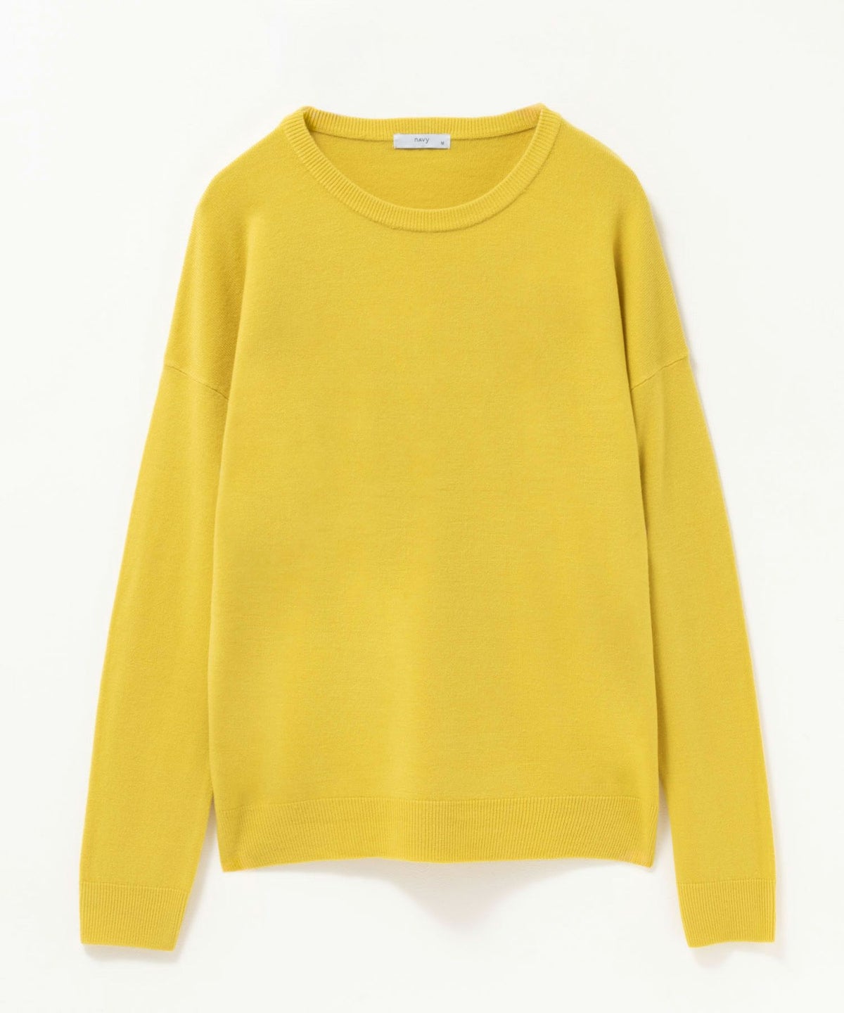 NAVY カシミヤタッチニット クルーネック レディース