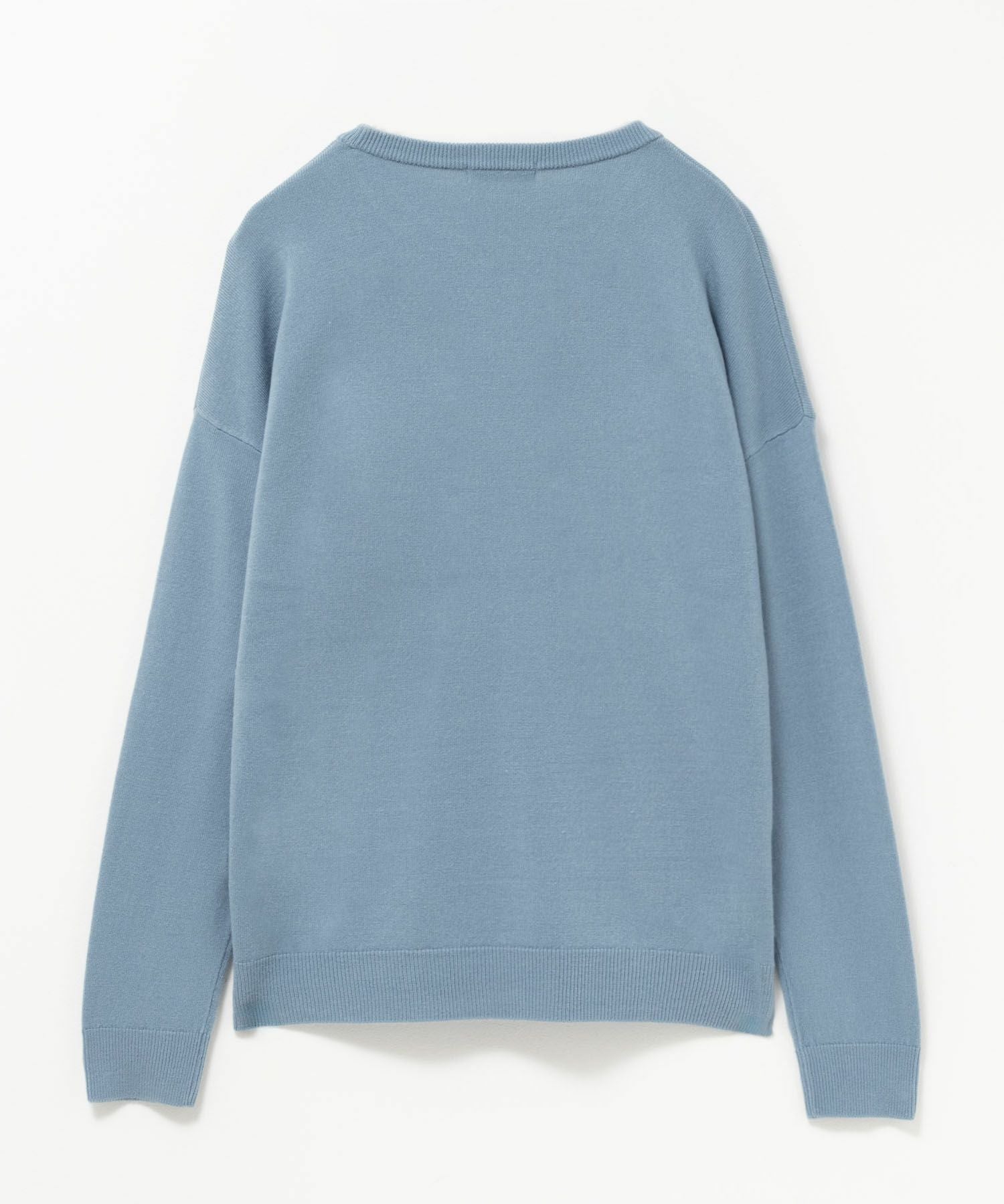 NAVY カシミヤタッチニット クルーネック レディース