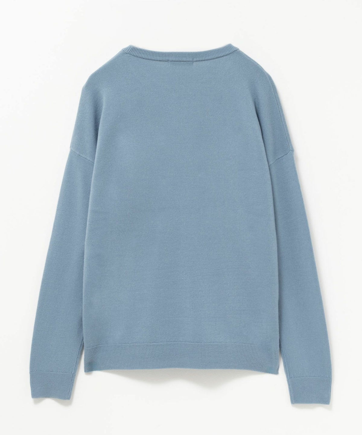 NAVY カシミヤタッチニット クルーネック レディース