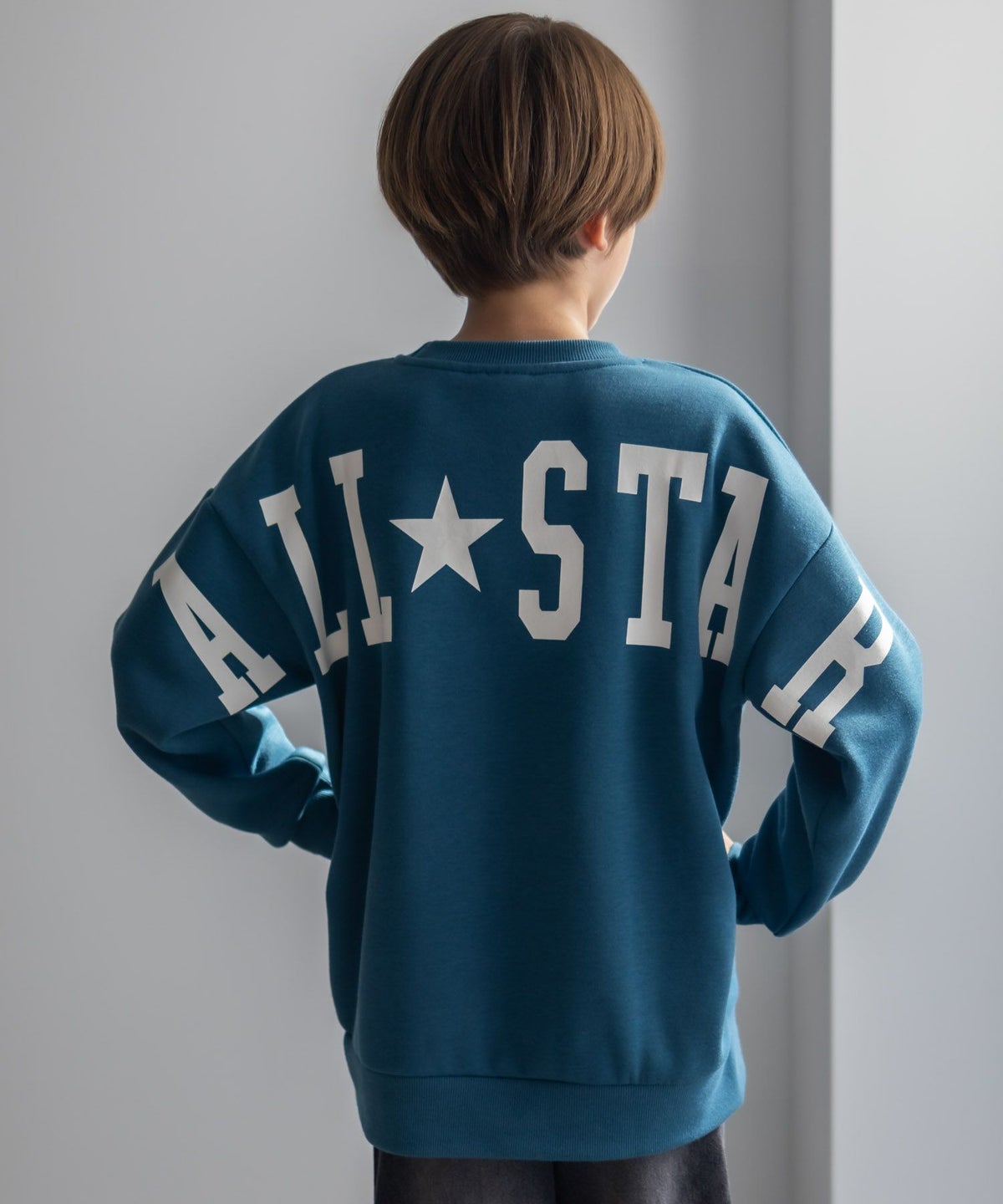 CONVERSE ビッグロゴトレーナー キッズ