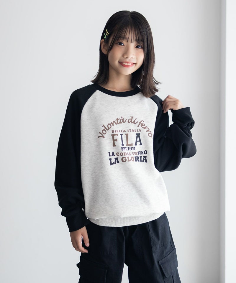 FILA  ラグラン配色チュニック キッズ商品画像-4