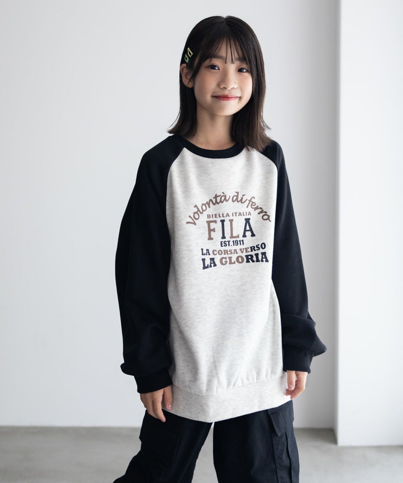 FILA  ラグラン配色チュニック キッズ商品画像-5
