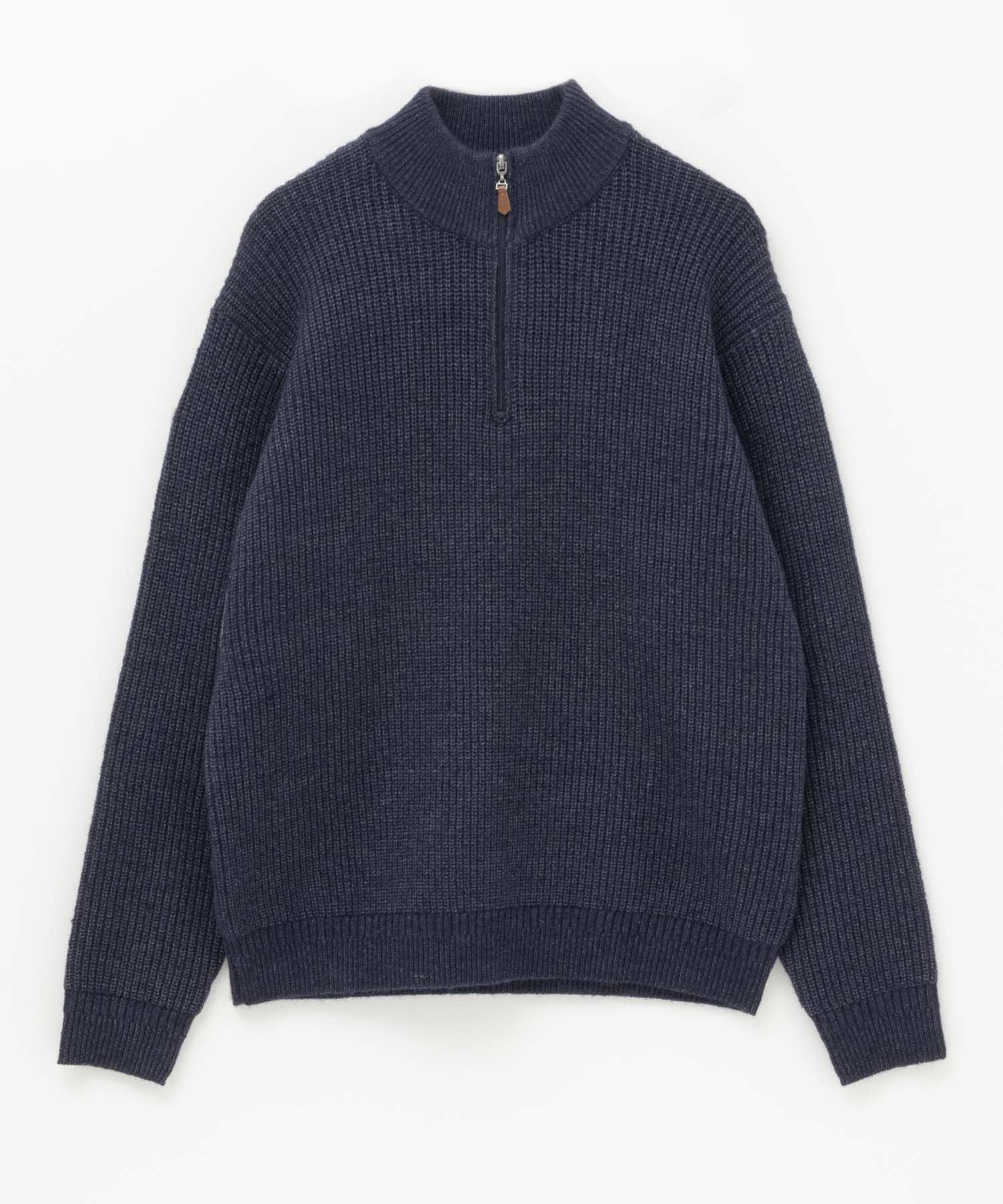 NAVY 快適ニット ケーブル編み メンズ