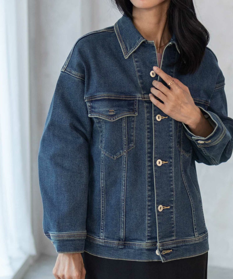 C17 ベーシックデニムジャケット レディース商品画像-1