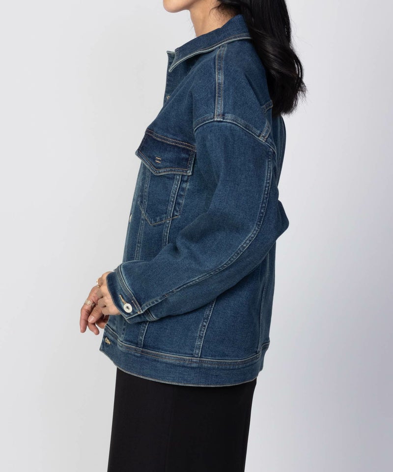 C17  ベーシックデニムジャケット レディース商品画像-6