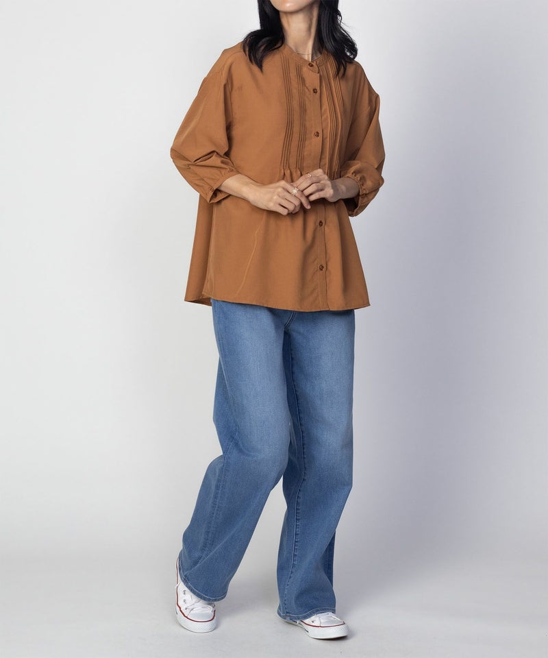 nAvy  ピンタック5分袖ブラウス レディース商品画像-13