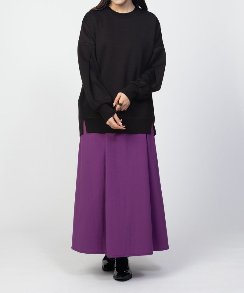 HusHusH  ポンチ素材 ルーズ袖タックプルオーバー レディース商品画像-21