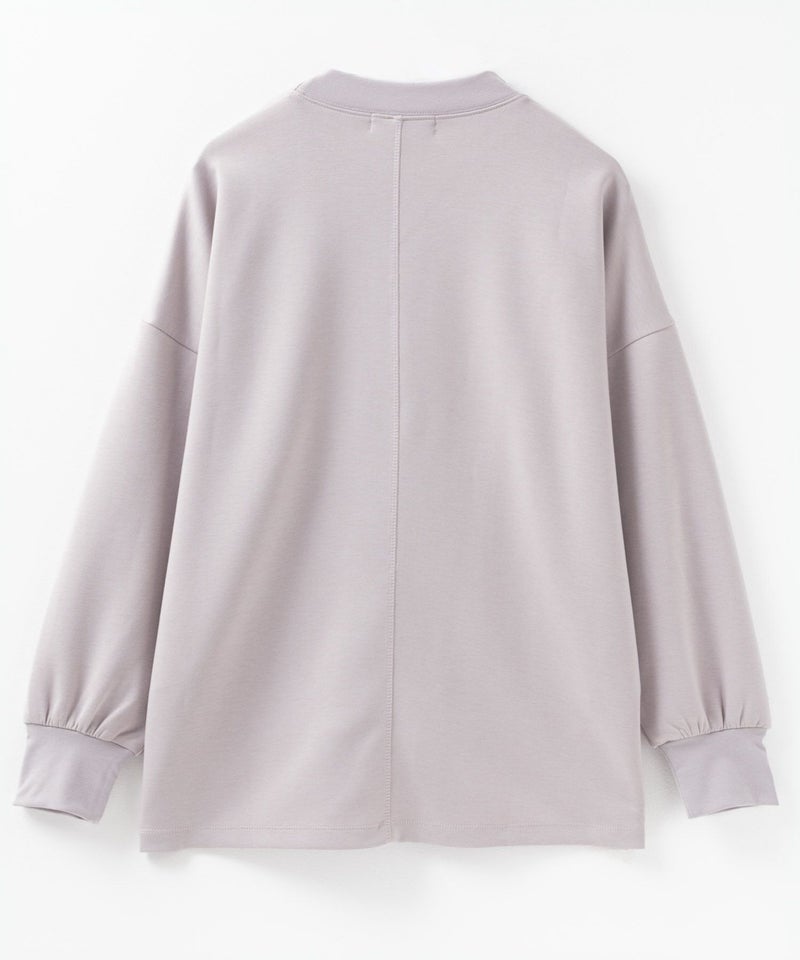 HusHusH  ポンチ素材 ルーズ袖タックプルオーバー レディース商品画像-23