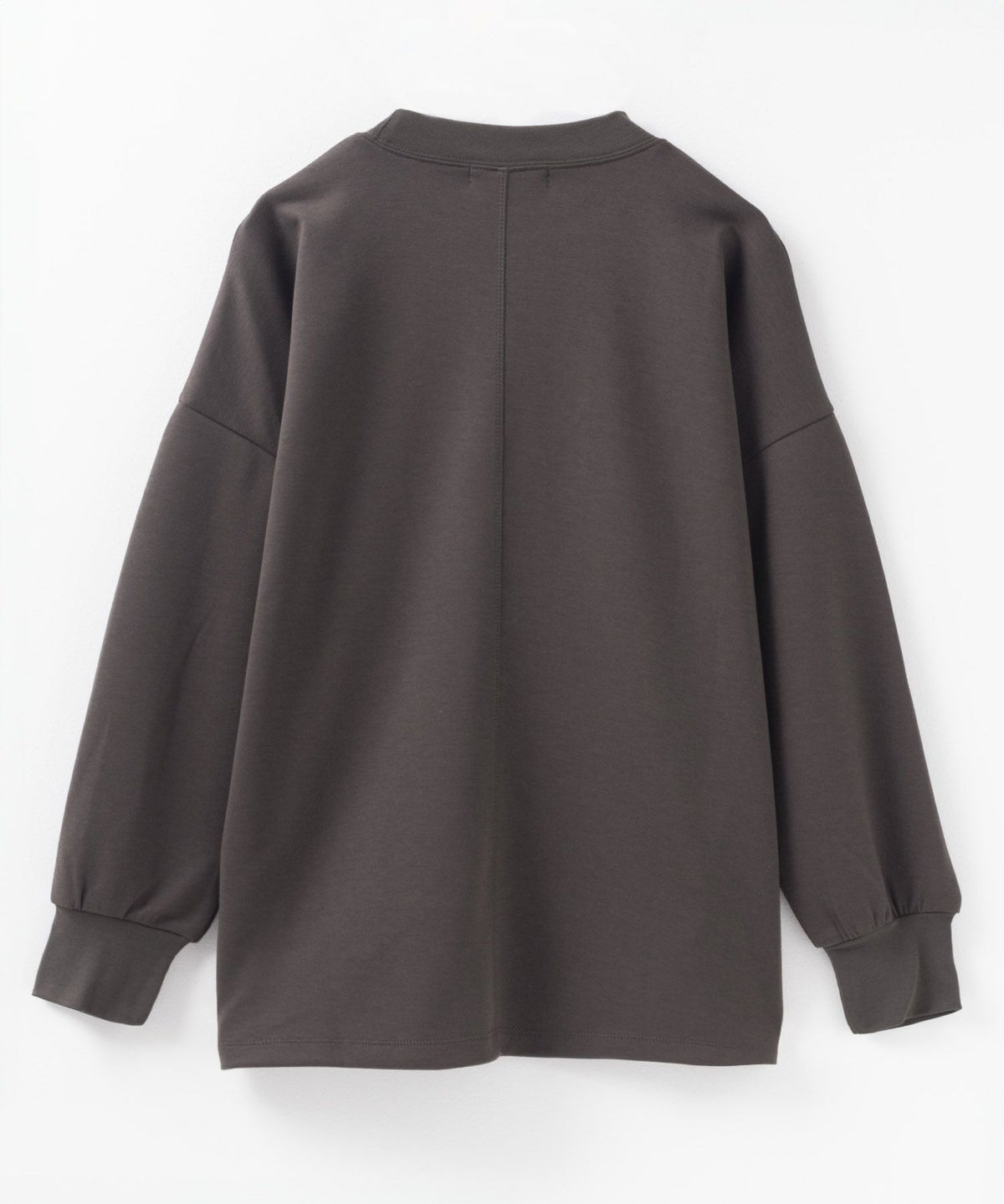 HusHusH ポンチ素材 ルーズ袖タックプルオーバー レディース