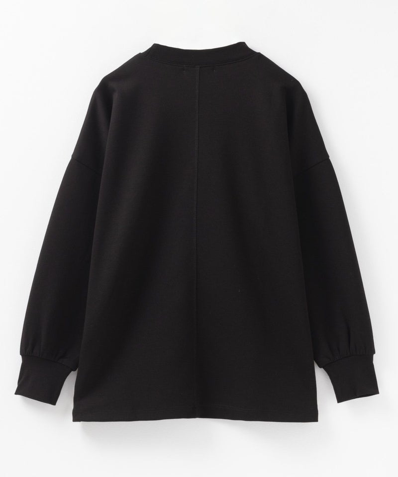 HusHusH ポンチ素材 ルーズ袖タックプルオーバー レディース商品画像-27
