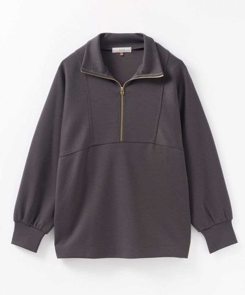 HusHusH  ポンチ素材 デザインZIPプルオーバー レディース商品画像-19