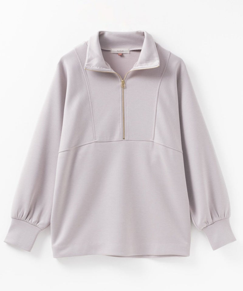 HusHusH ポンチ素材 デザインZIPプルオーバー レディース商品画像-22