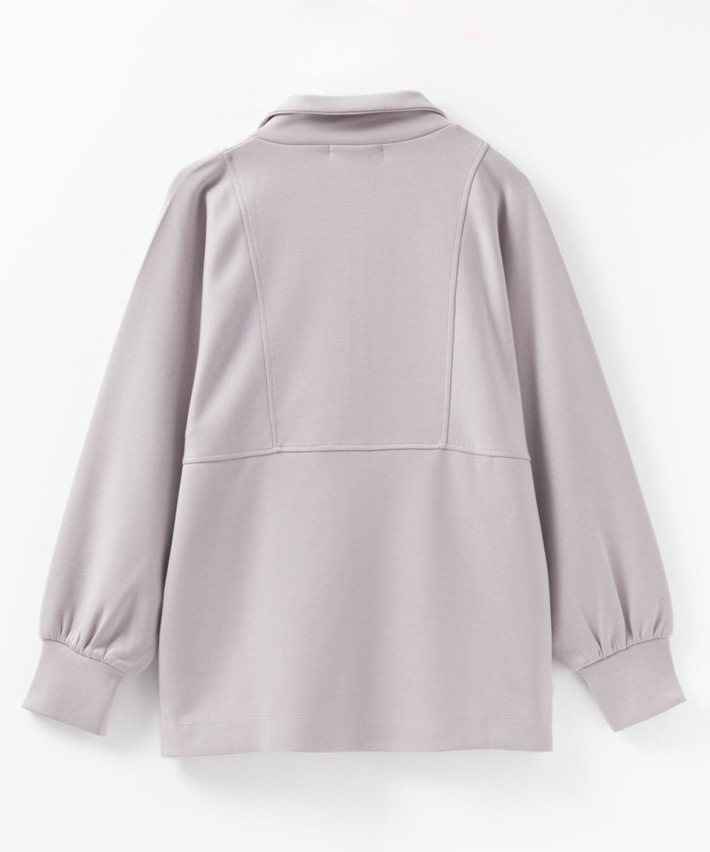 HusHusH ポンチ素材 デザインZIPプルオーバー レディース商品画像-23