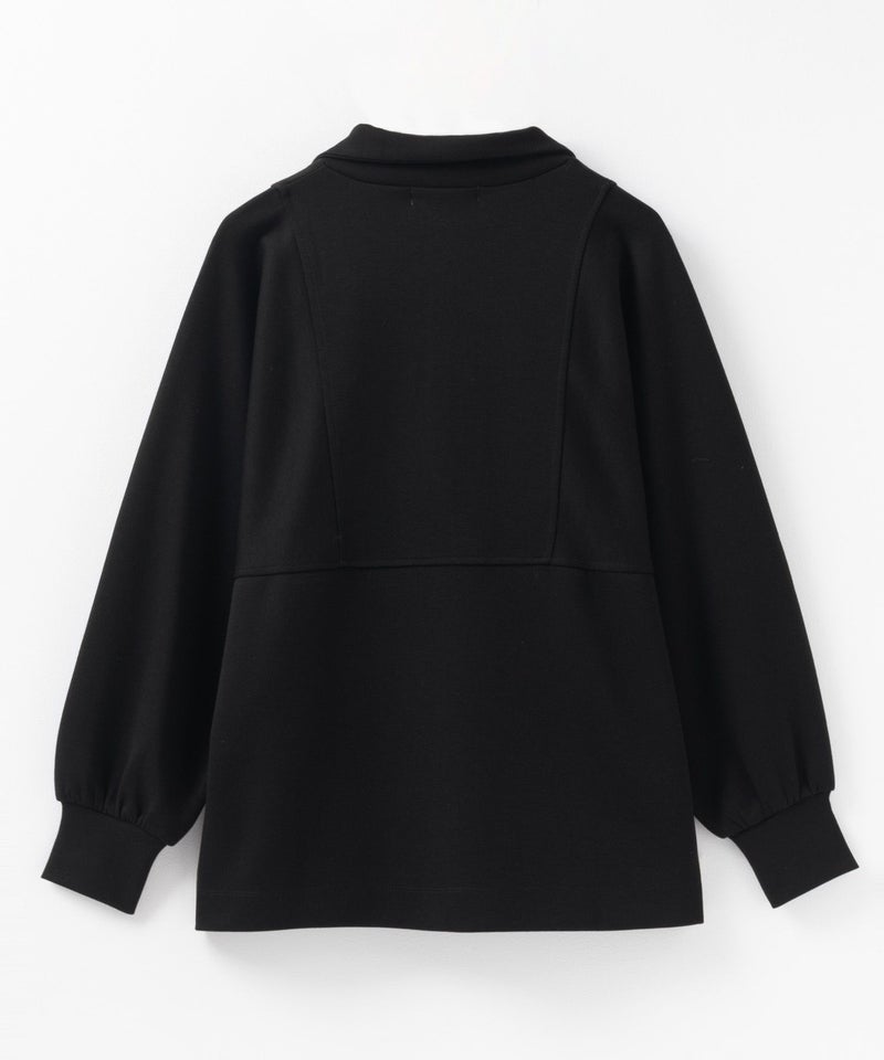 HusHusH ポンチ素材 デザインZIPプルオーバー レディース商品画像-25