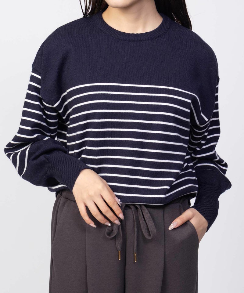HusHusH ラメ入りボーダープルオーバー レディース商品画像-16