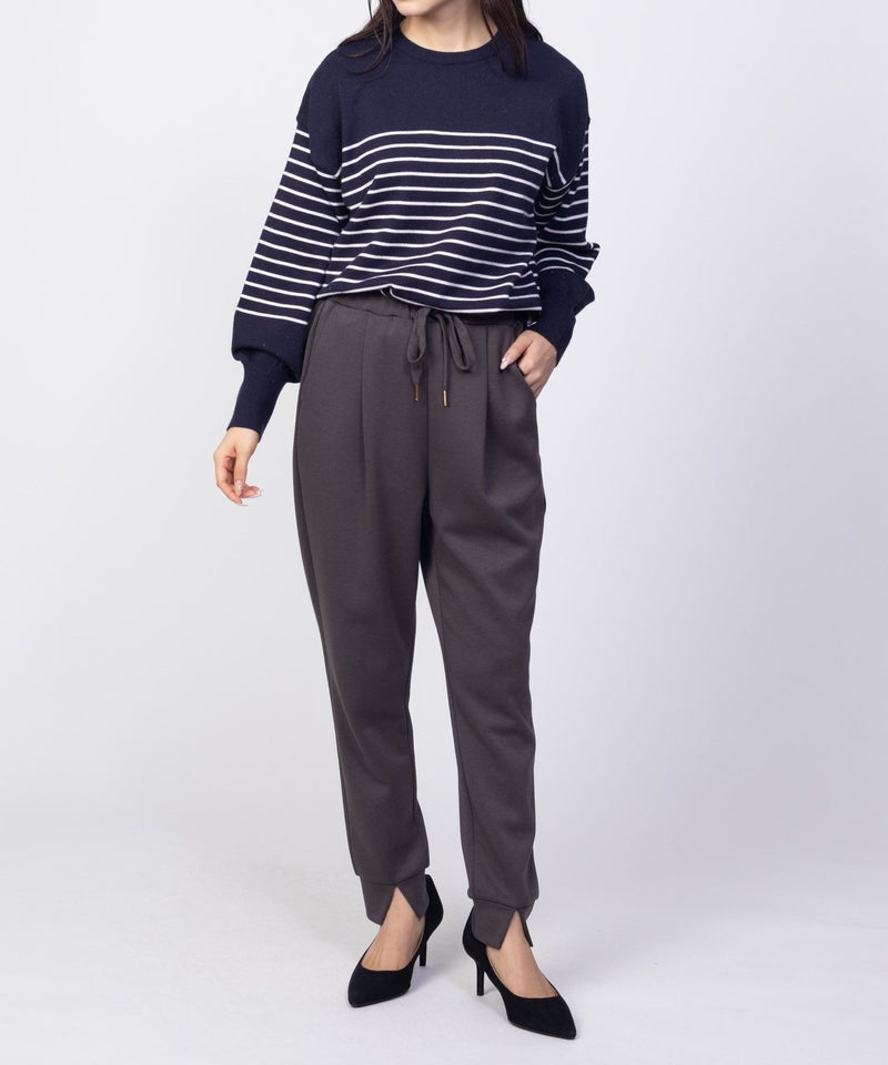 [期間限定knit]HusHusH  ラメ入りボーダープルオーバー レディース商品画像-17