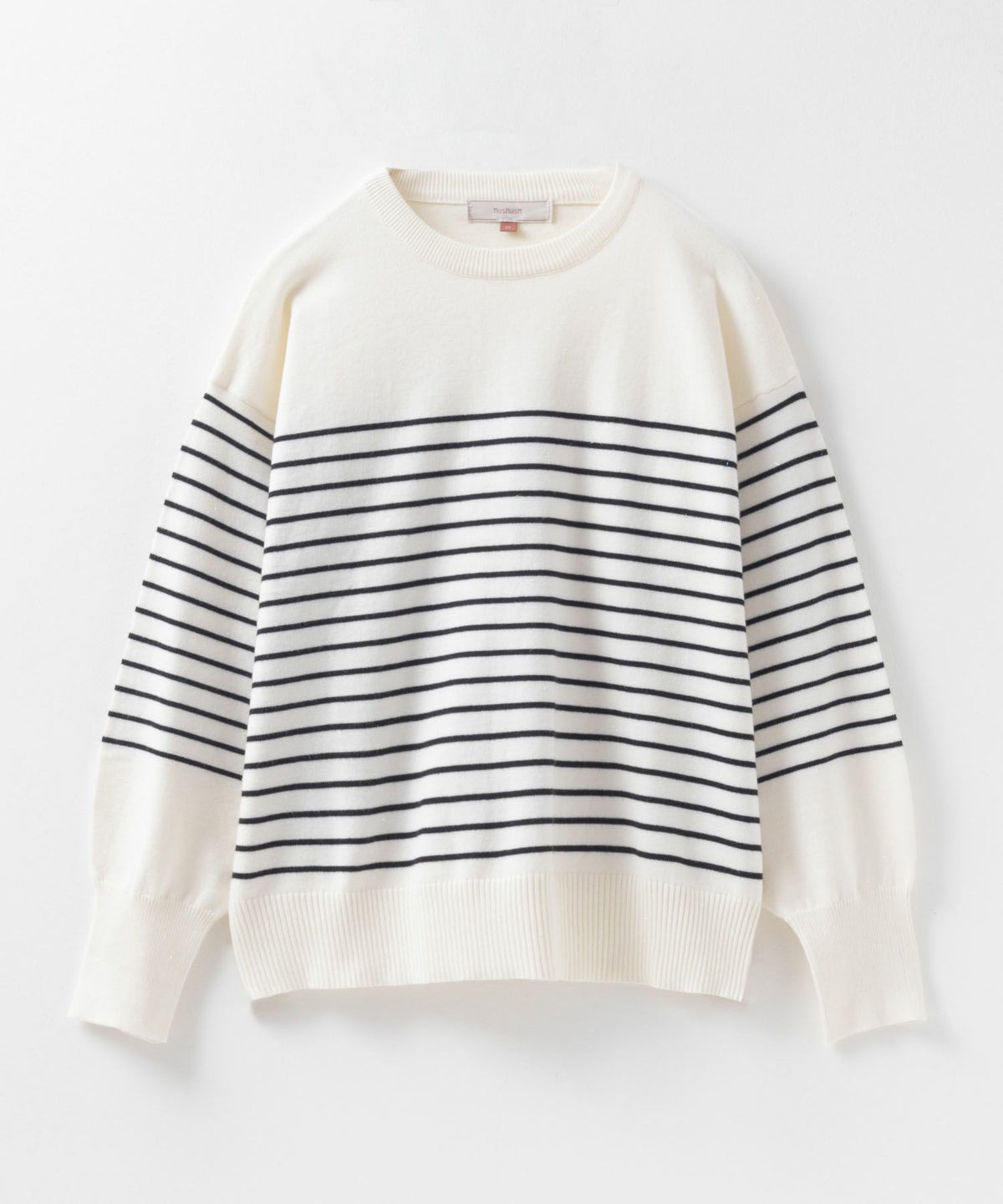 HusHusH ラメ入りボーダープルオーバー レディース