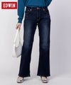 EDWIN essentials フレアストレッチデニムパンツ レディース商品サムネイル-1