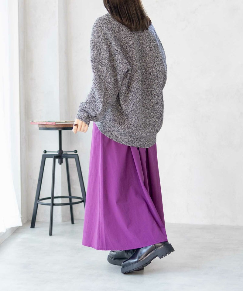 HusHusH  ツイルタックマキシスカート レディース商品画像-6