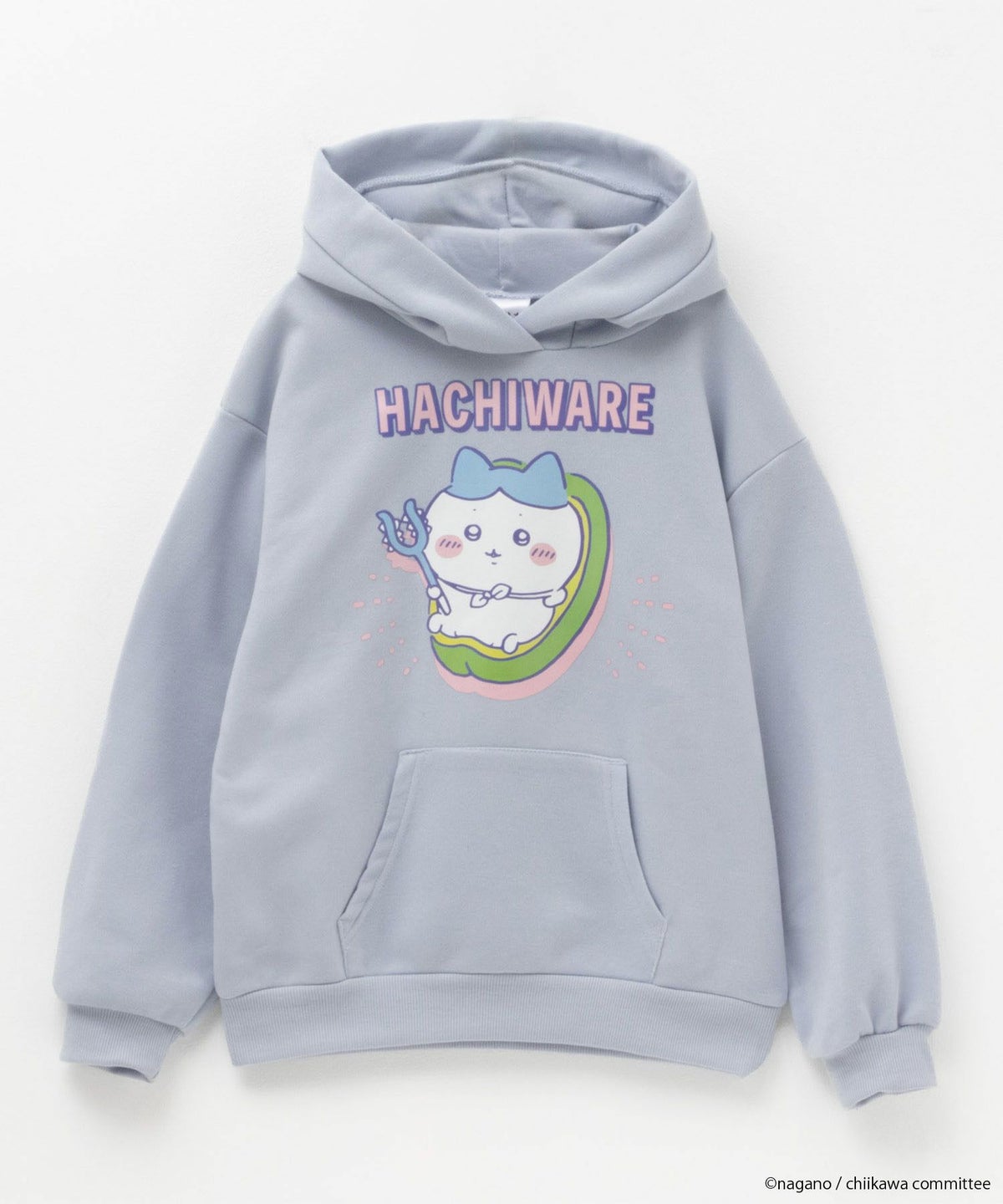 ちいかわ 耳付きプルパーカー ハチワレ キッズ