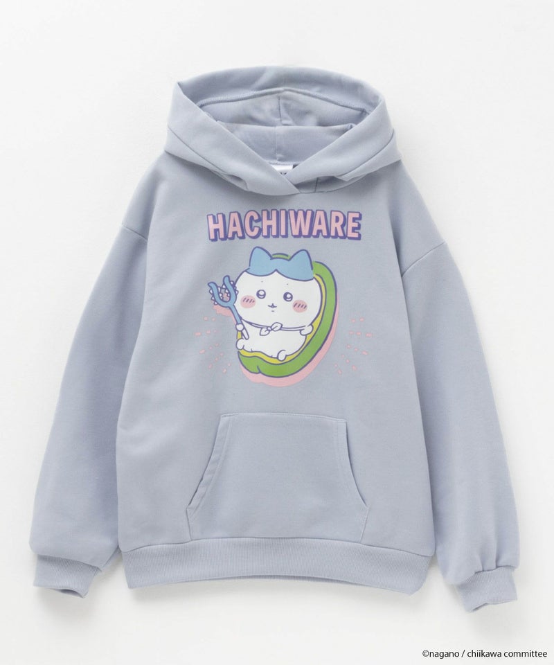 [期間限定価格]ちいかわ 耳付きプルパーカー ハチワレ キッズ商品画像-1