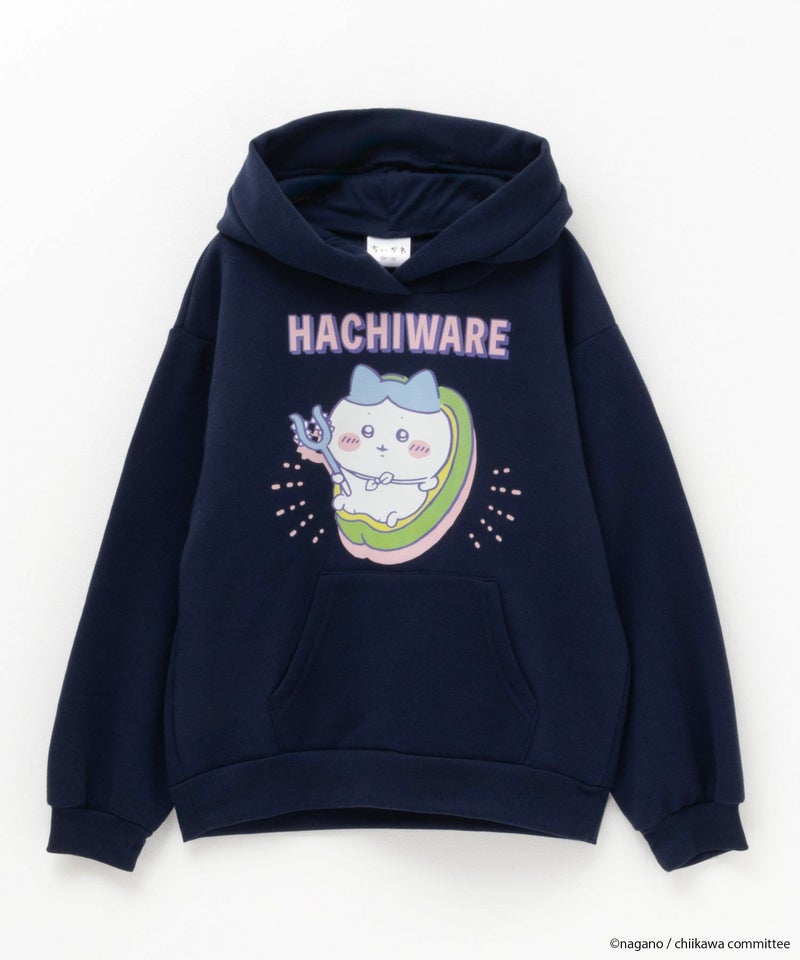 ちいかわ 耳付きプルパーカー ハチワレ キッズ商品画像-3